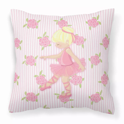 Ballerina Themed Fabric Decorative Pillow - BB5171PW1818