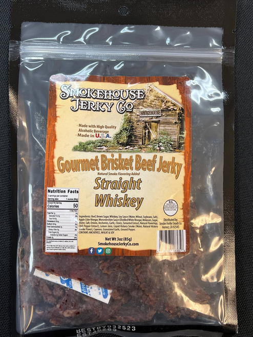Straight Whiskey Beef Jerky