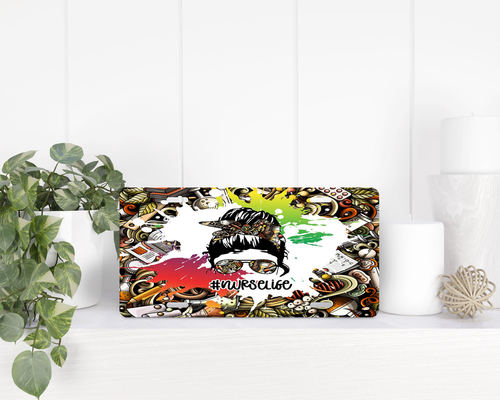 Nurse Life License Plate