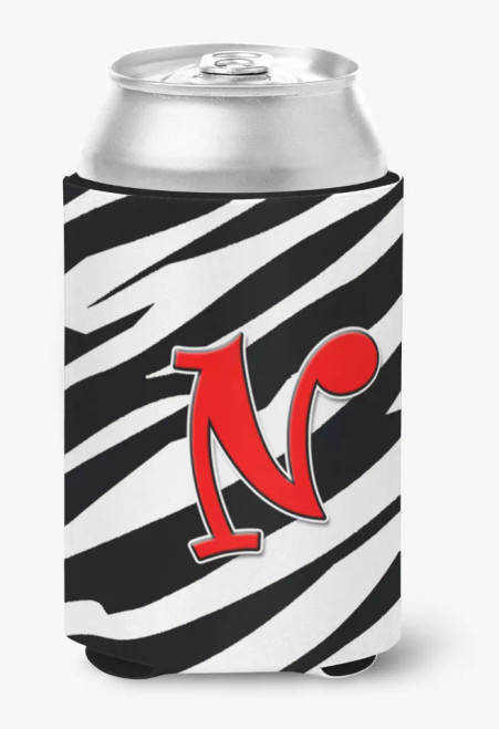 Monogram Letter Can or Bottle Hugger - CJ1024-NCC
