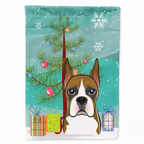 Christmas Tree/Dog  Breed Flag Canvas - BB1595CHF