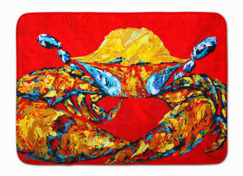 Sealife/Crab Themed Art Washable Memory Foam Mat - MW1115RUG