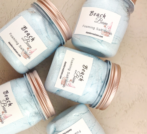 Foaming Scrubs - Various Scents - Salt and Coffee - dandicreation086