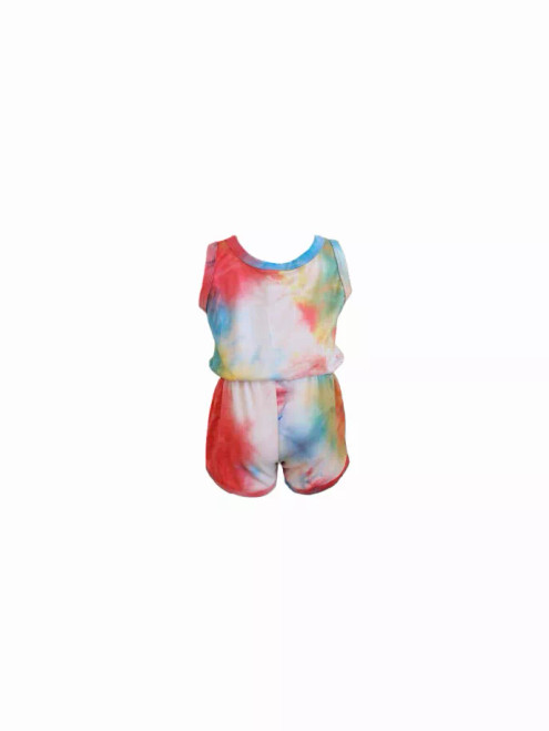Sorbet Rainbow Romper - L3A0167BLU RED3T