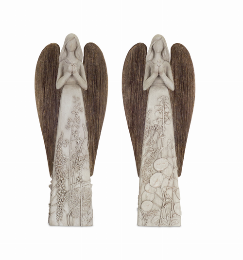 Angel (Set of 2) 14"H Resin