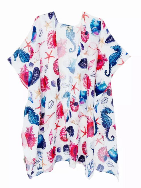 Multi Sea Life Kimono
