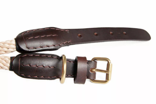 Alvalley Rope and Leather Collar with Buckle - S001009B001760P000031V011 Alvalley Rope and Leather Collar with Buckle - S001009B001760P000031V011