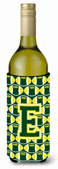 Monogram Letter Football Wine Bottle Hugger - CJ1075-ELITERK