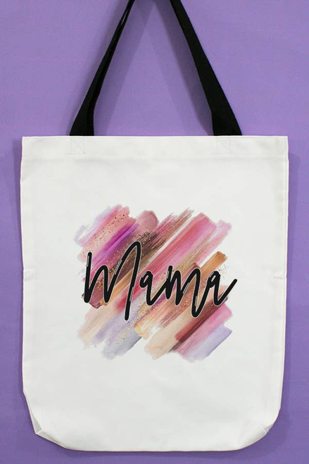 Mama Script Brush Strokes Tote Bag 21021