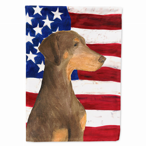 USA American Flag with Dog Flag Garden Size - SS4058GF
