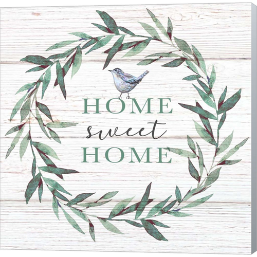 Home Sweet Home Bird by Elizabeth Tyndall, Canvas Art
