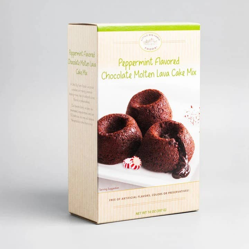 Peppermint Molten Lava Cake Mix