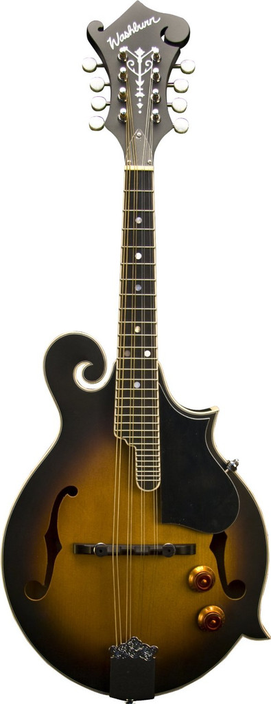Washburn M3EK F Mandolin Bundle Pack with Tobacco Sunburst Finish