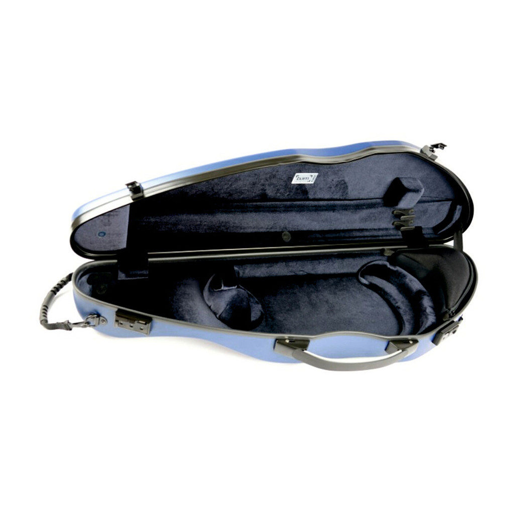 Bam 2000Xl Slim Hightech 4/4 Violin Case With Suspension Of The Instrument On Injected Foam Cushions - Navy Blue