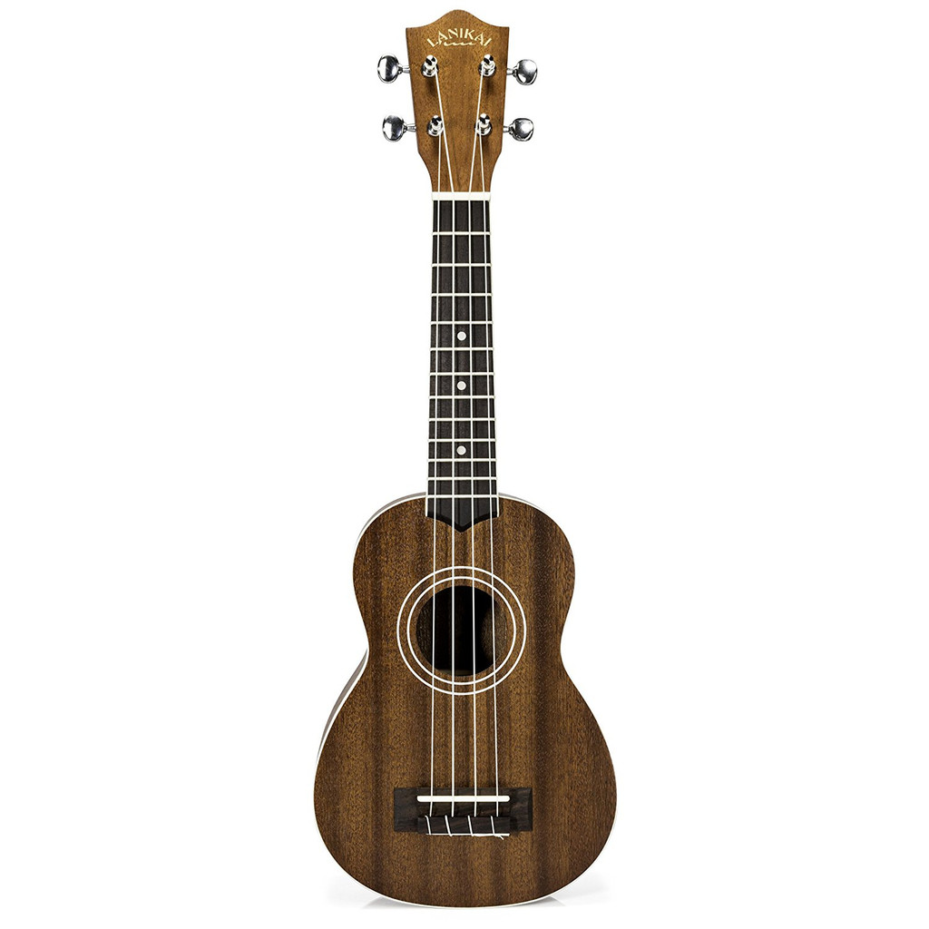 Lanikai Ma-S 4 Strings Soprano Ukulele With Mahogany Satin Finish Included Gig Bag