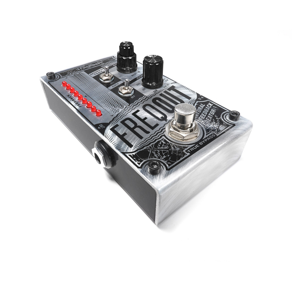 DigiTech FreqOut Natural Feedback Creation Pedal with 2 R-Angle Patch Cable, 18.6ft Instrument Cable and Polishing Cloth