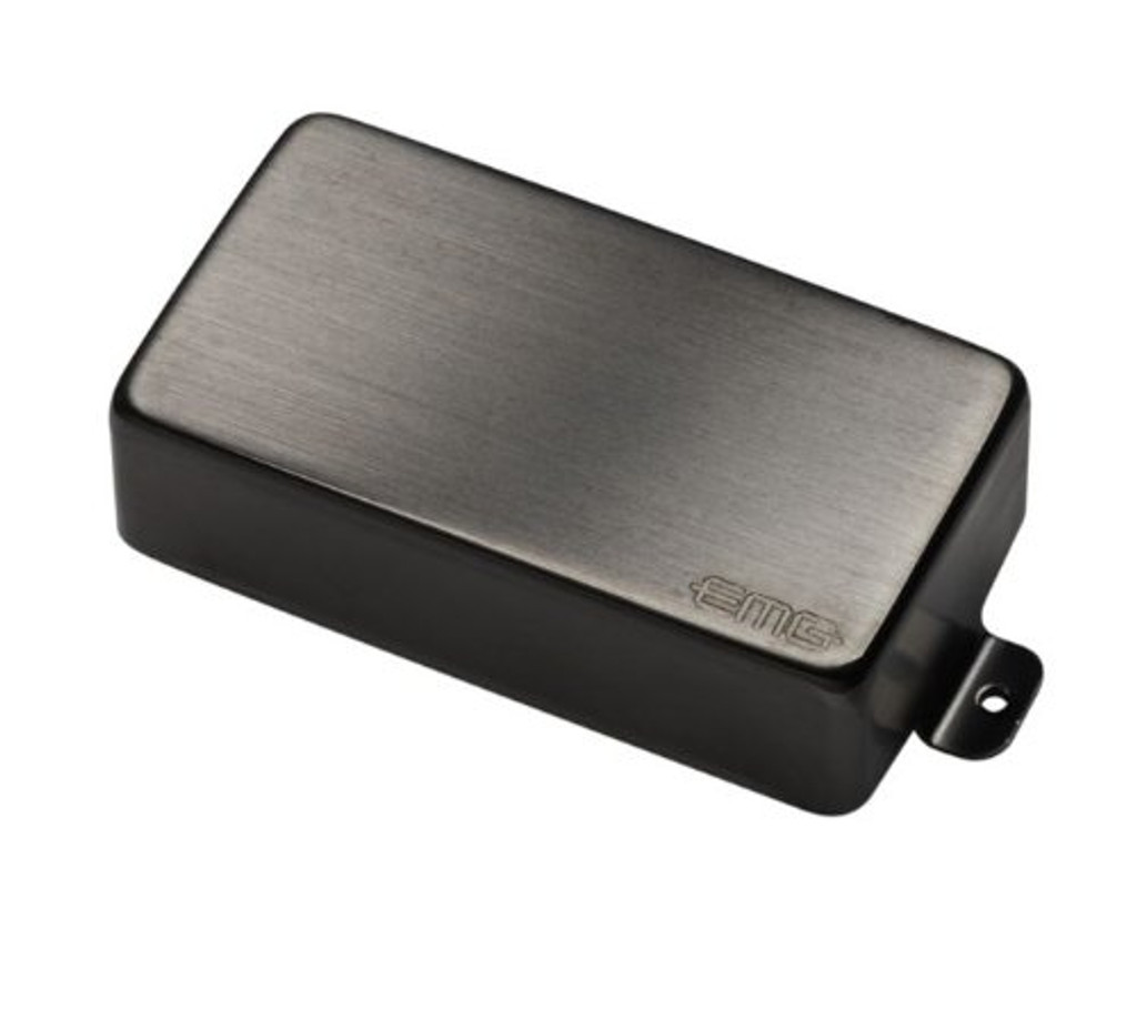 Emg 81 Metalworks Active Ceramic Humbucker Guitar Pickup Brushed Black Chrome