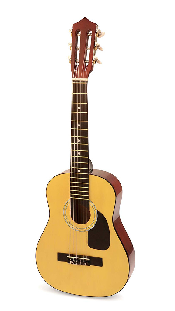 Hohner Hag250 Nylon 6 Strings Classical Acoustic Guitar For Kids Included Songbook And Color Sticker