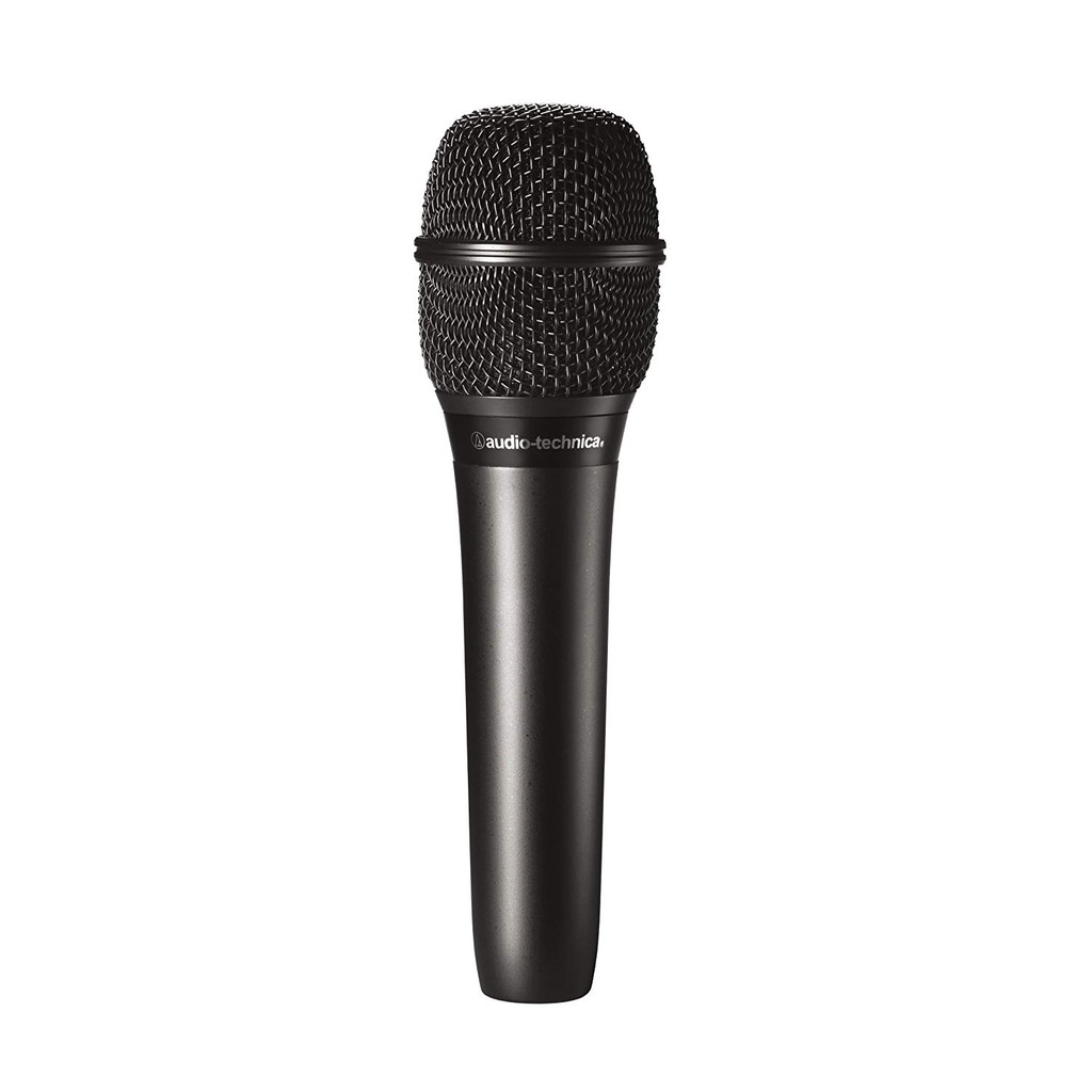 Audio Technica AT2010 Handheld Cardioid Condenser Microphone with High SPL handling and Multi stage Pop Filter