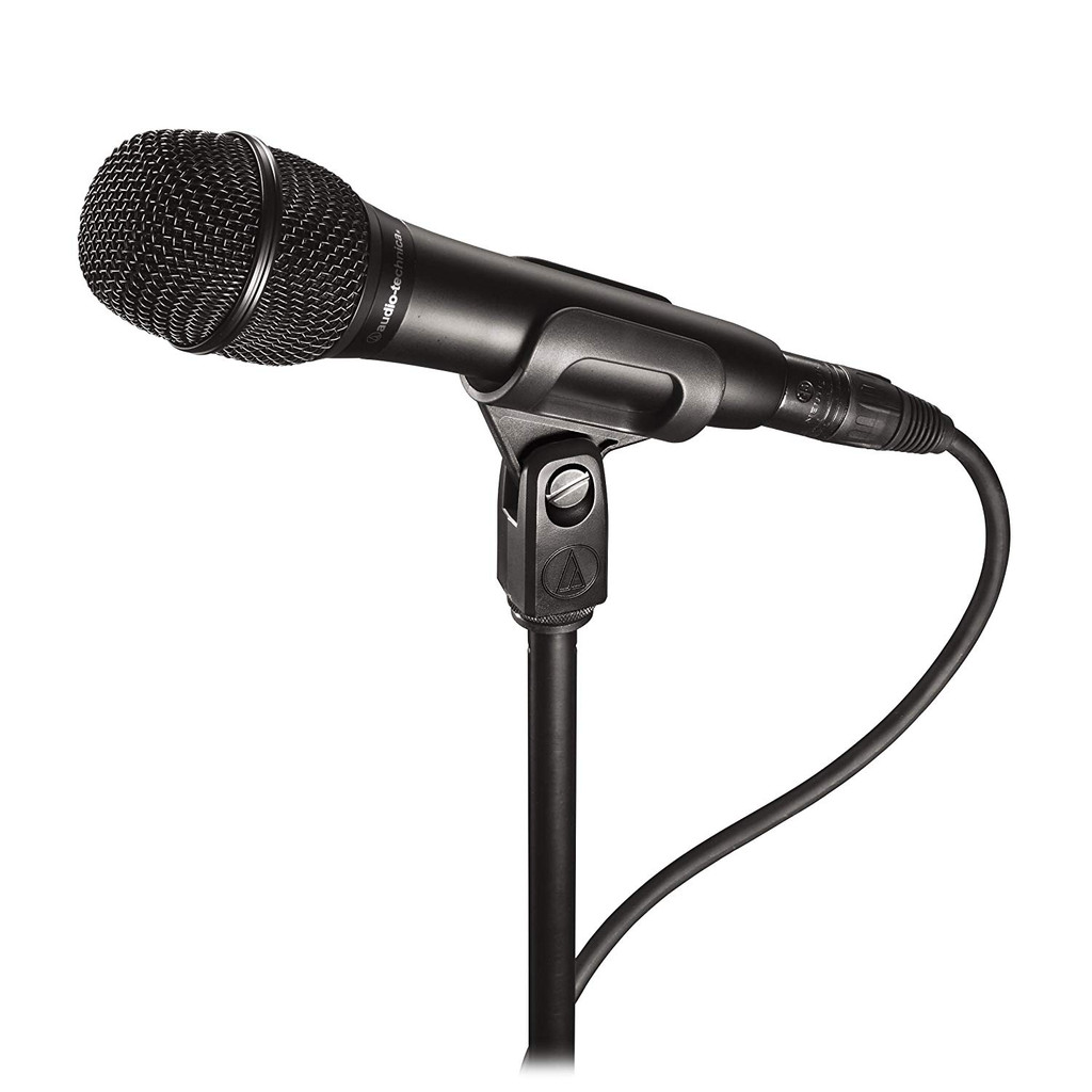 Audio Technica AT2010 Handheld Cardioid Condenser Microphone with High SPL handling and Multi stage Pop Filter
