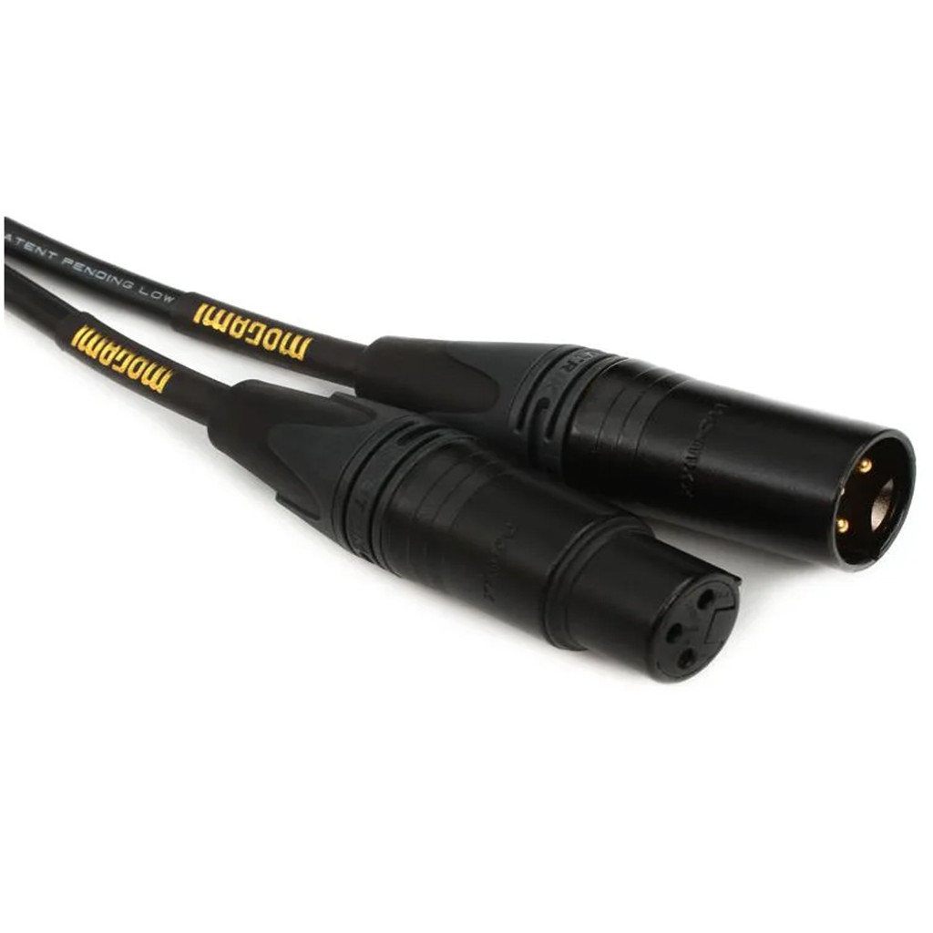 Mogami Gold Stage-50 Xlr-Female To Xlr-Male Xlr Microphone Cable With 3-Pin Gold Contacts Straight Connectors - 50 Feet With Lifetime Warranty