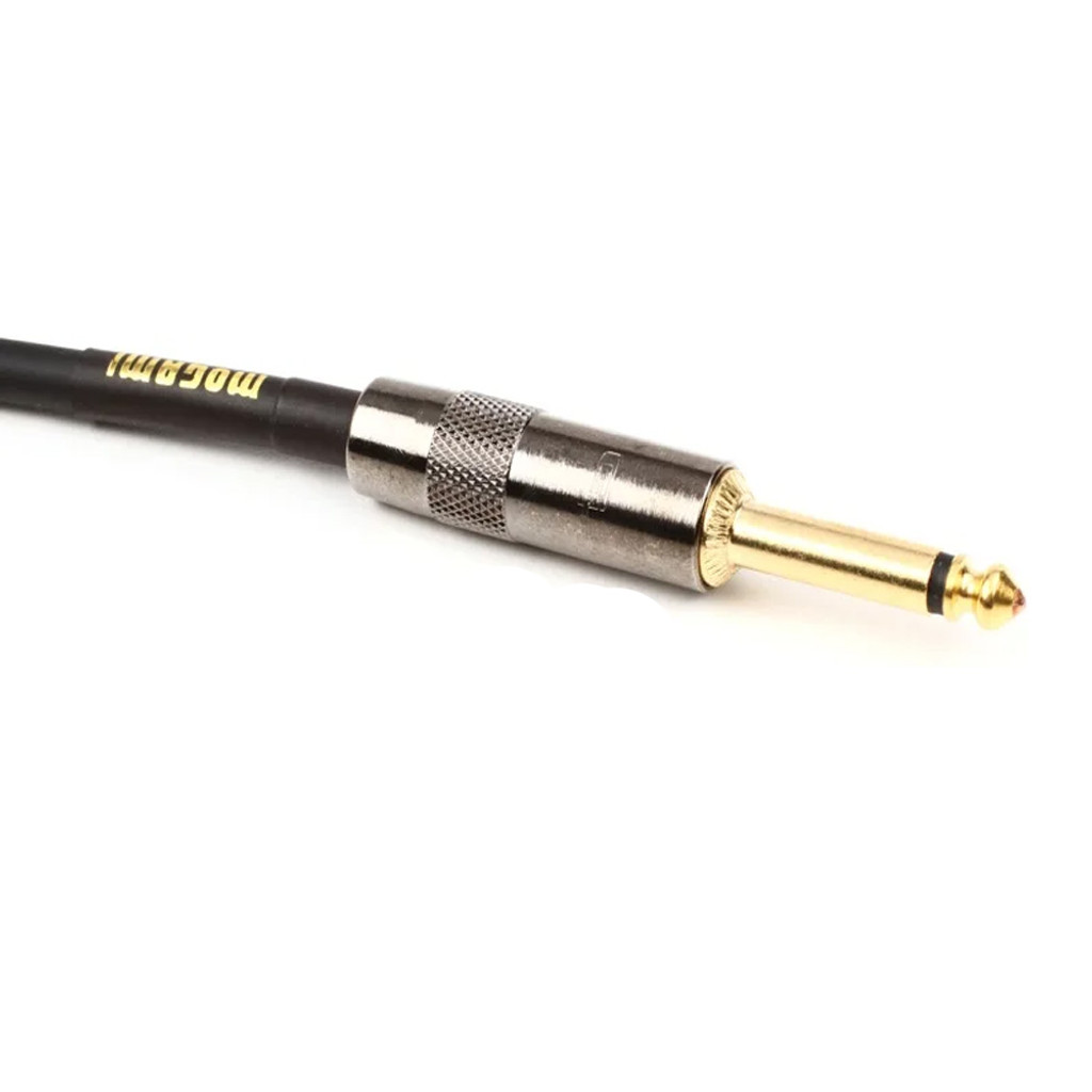 Mogami Gold Speaker-15 Amplifier To Cabinet Speaker Cable 1/4" Ts Male Plugs Gold Contacts Straight Connectors - 15 Feet