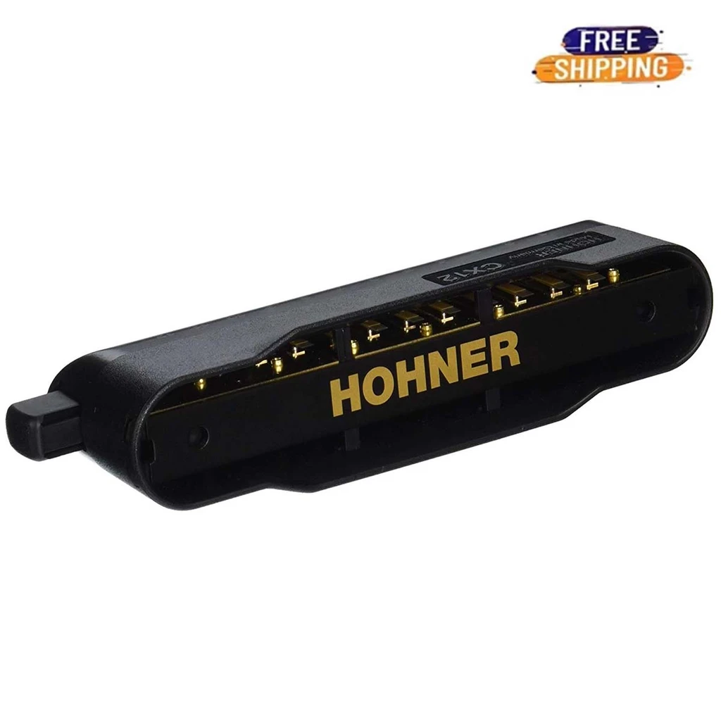 Hohner CX-12 Chromatic Harmonica  Black  - Key of c