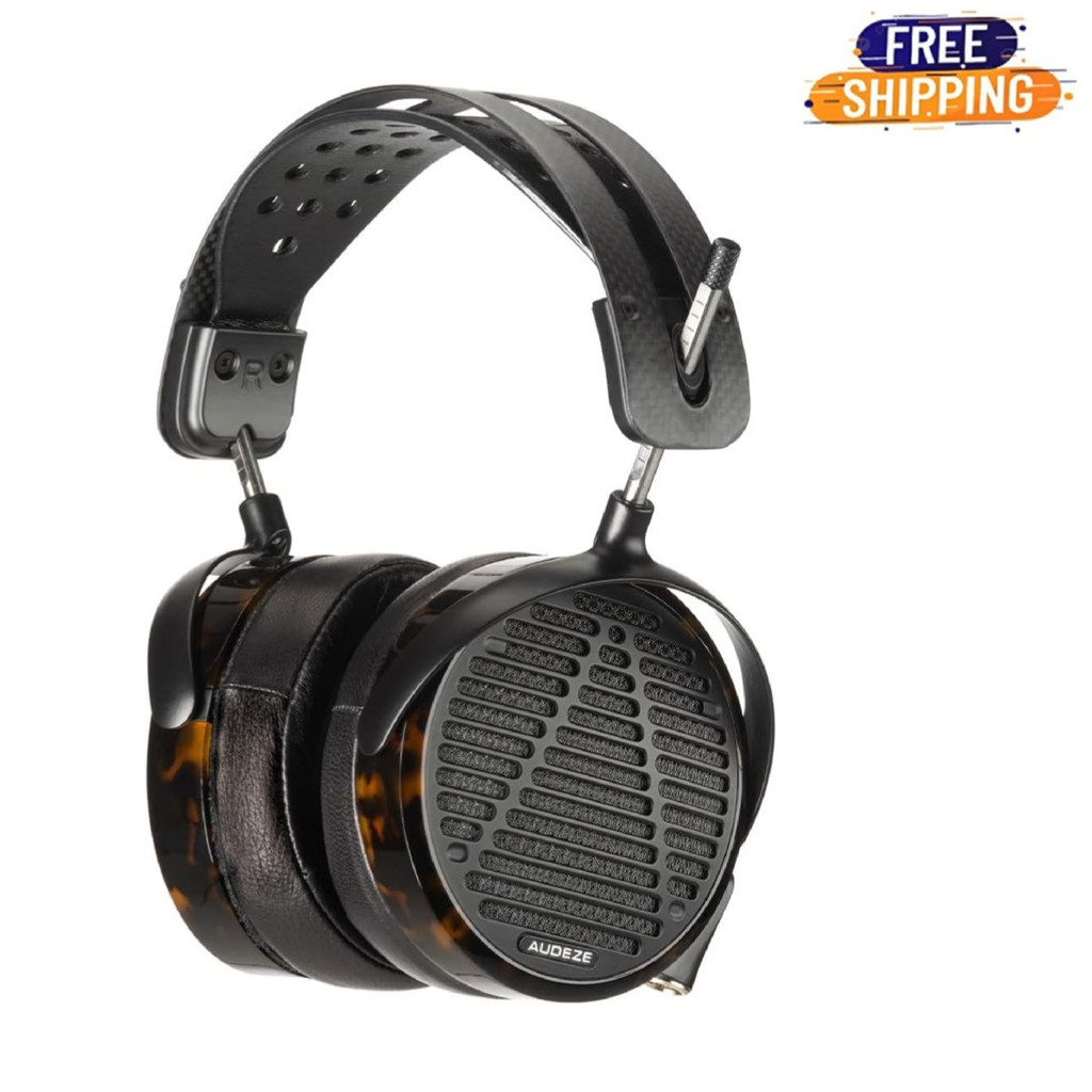 Audeze LCD-5 Open Back Over Ear Headphones with Planar Magnetic New Combo Balanced and 6.3 mm Cable
