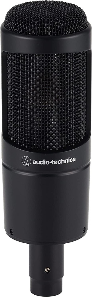 Audio Technica Pro At2035 Cardioid Condenser Microphone Includes Custom Shock Mount - Black