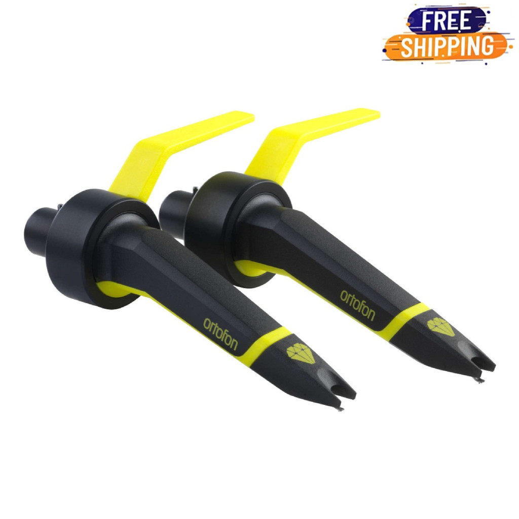 Ortofon Concorde Club Mkll Twin Cartridges With Case -Yellow