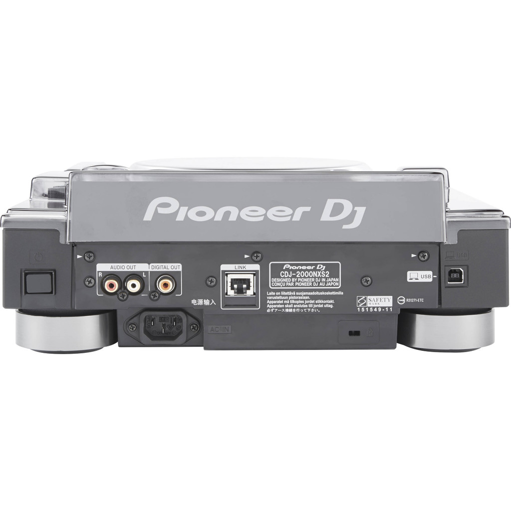 Decksaver Ds-Pc-Cdj2000Nxs2 Polycarbonate Cover And Faceplate For Pioneer Cdj-2000 Nexus 2