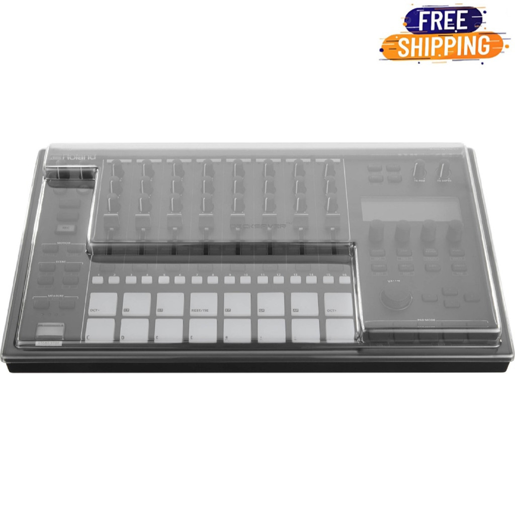 Decksaver Roland MC-707 Clear Polycarbonate Cover for Rol MC-707