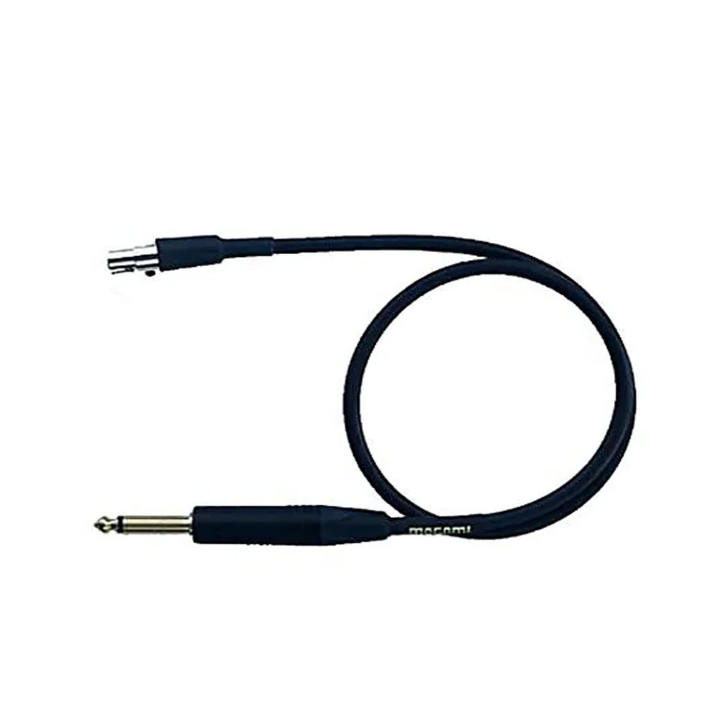 Mogami Gold BPSH TS-18 Belt Pack Instrument Cable for Wireless Instrument Systems, 1/4" TS Male Plug to Mini XLR-Female 4-Pin Straight Connectors - 18 Inch with Lifetime Warranty