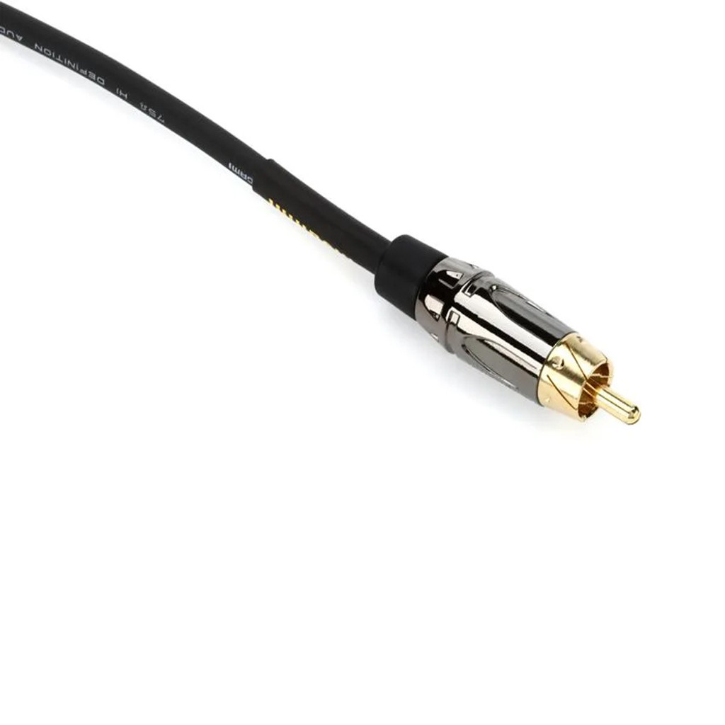 Mogami Gold Xlrm-Rca-20 Unbalanced Audio Adapter Cable Rca Male Plug To Xlr-Male Gold Contacts Straight Connectors - 20 Feet With Lifetime Warranty