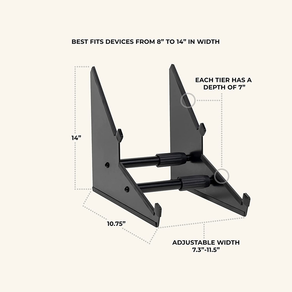 Headliner 2-Tier Desktop Synth Stand