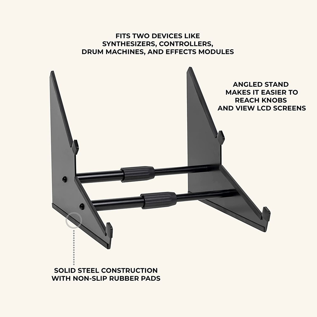 Headliner 2-Tier Desktop Synth Stand