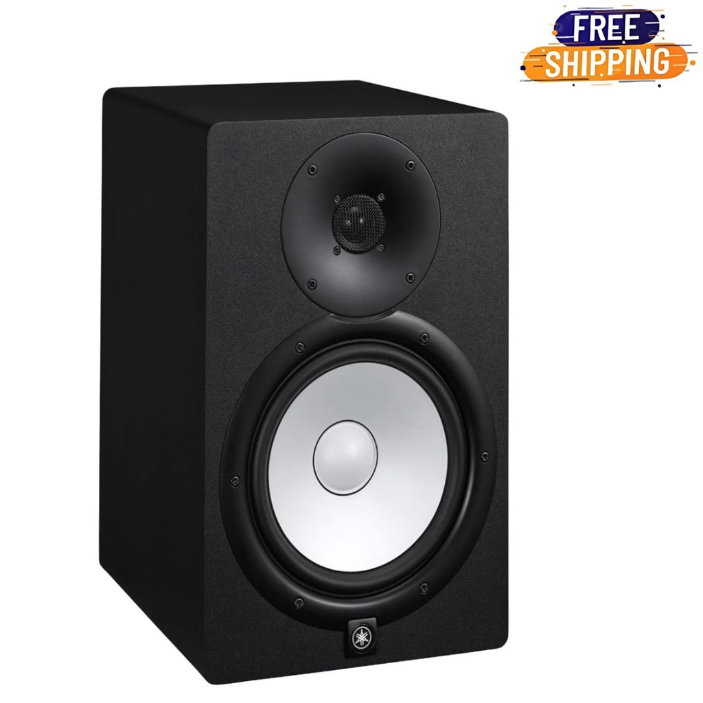 Yamaha HS8  8 Inch 2 Way Bass Reflex Bi Amplified Nearfield Studio Monitor in Black