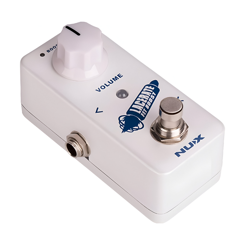 Nux Lacerate Mini Booster Guitar Boost Pedal Dual Fet Circuit Design Clean & Crank Boost True Bypass Or Buffer Bypass