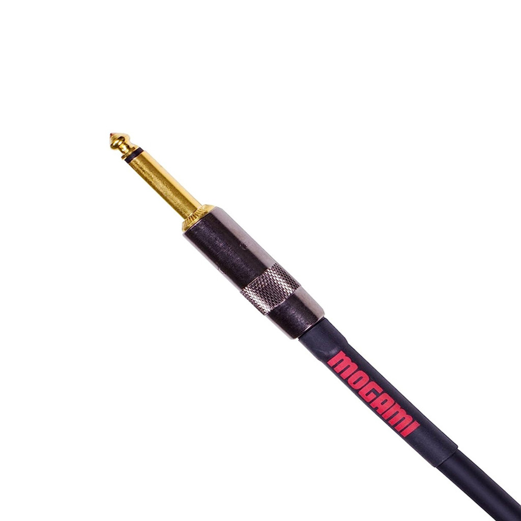 Mogami Od Gtr-03R Overdrive Guitar Instrument Cable 1/4" Ts Male Plugs Gold Contacts Right Angle And Straight Connectors - 3 Feet With Lifetime Warranty