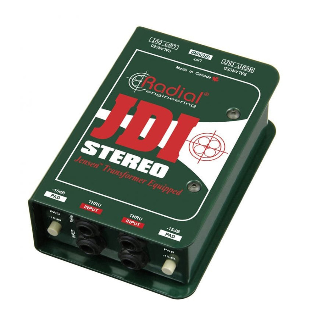 Radial Jdi Stereo Jensen Equipped 2 Channel Passive Instrument Direct Box