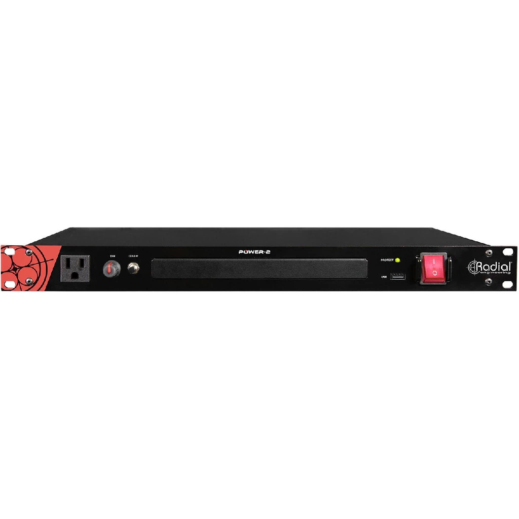 Radial Power-2 Power Conditioner Rack Mount Power Supply with Noise Filtering Surge Protection And Led Illumination