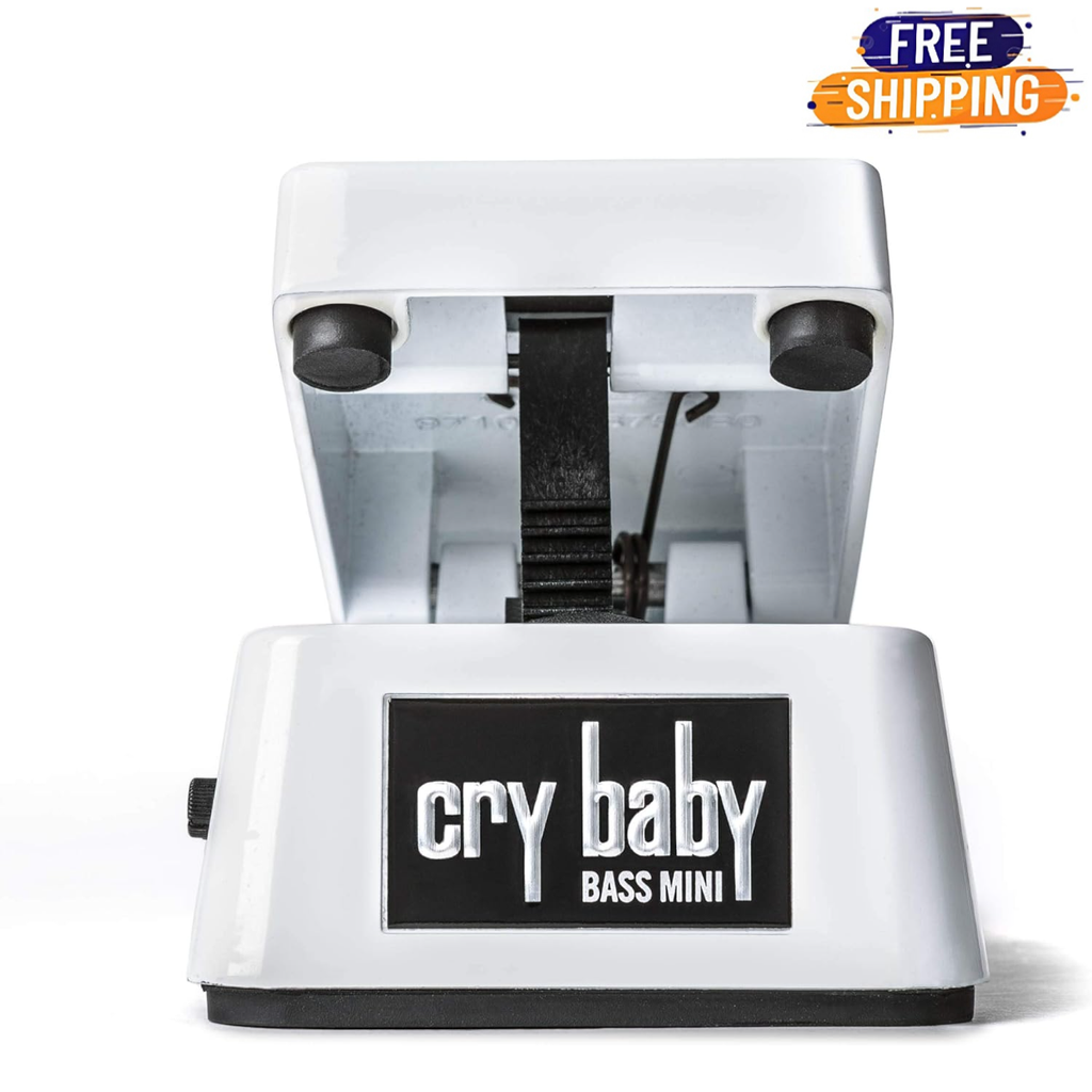 Dunlop CBM105Q Cry Baby Mini Bass Effect Wah Pedal with Volume and Q Controls