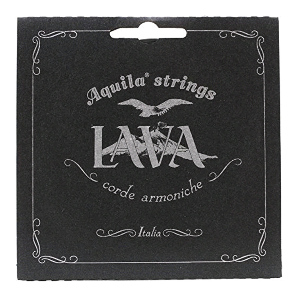 Aquila USA 116U Low D Baritone Lave Uke String Set - Wound D-G and Lava Nylgut B-E