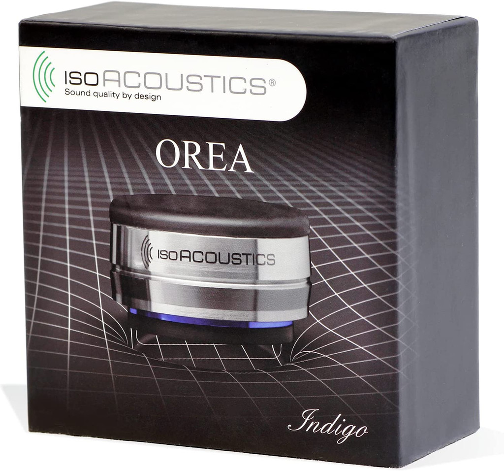 Isoacoustics Orea Series Audio Equipment Isolators (Indigo - 16 Lbs Max/Pc)