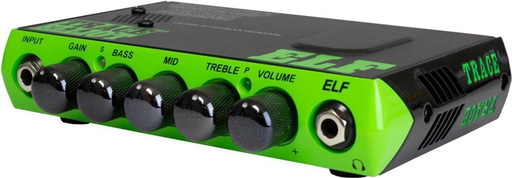 Trace Elliot Elf 200 Watt Micro Bass Amplifier Head With 3 Band Eq Gain And Volume Controls - Green