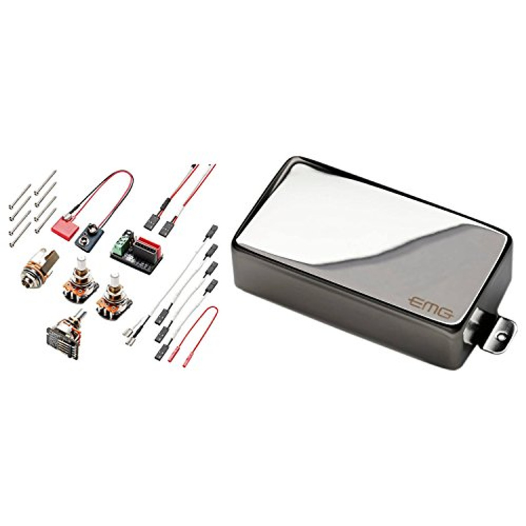 Emg 60 Humbucking Active Guitar Pickup - Chrome