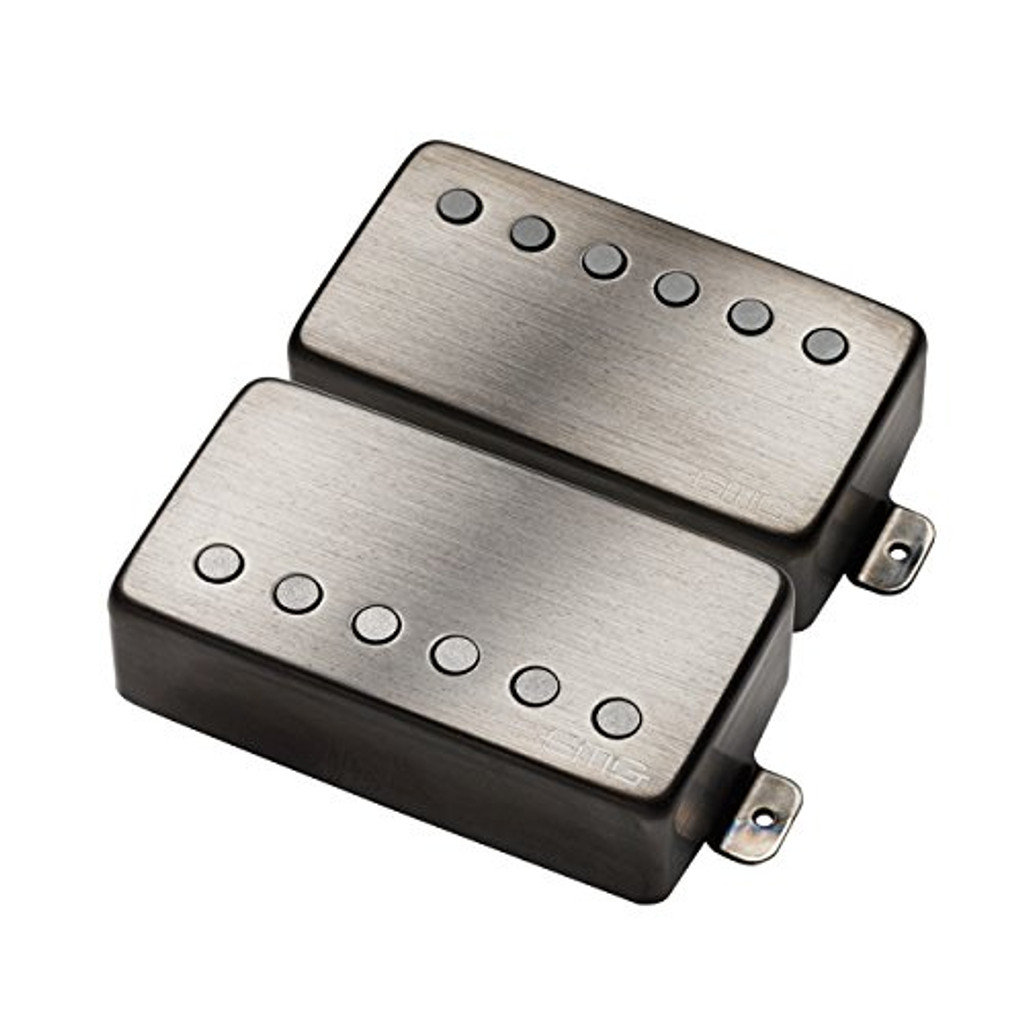 Emg Jh James Hetfield Electric Guitar Pickup Set - Brushed Black Chrome