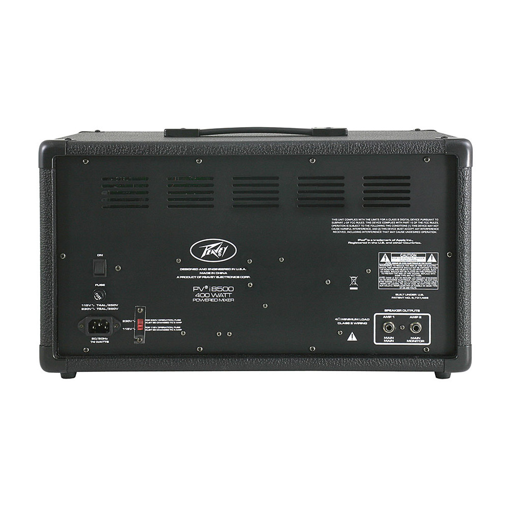 Peavey 03601860 400 Watt 7 Channel Powered Mixer with Built-in Bluetooth and Digital Effects