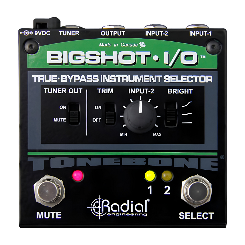 Radial Engineering Big Shot i/o True Bypass Instrument Selector Pedal