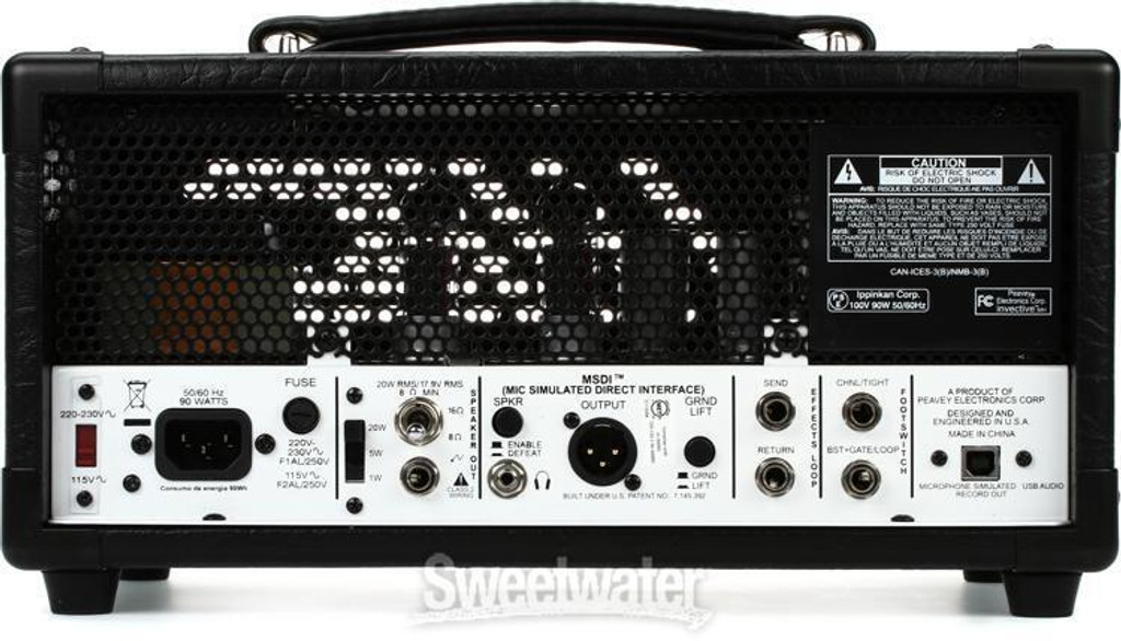 Peavey Invective MH 20/5/1 Watt 2 Channel Tube Amplifier Head with Noise Gate